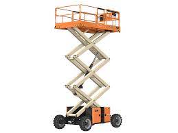 Scissors Lift 33ft Rough Terrain Large Deck