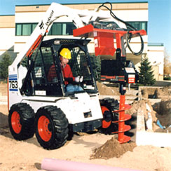 Auger Attachment for Skid Steer