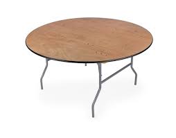 Table Round Wood 6' Round Table