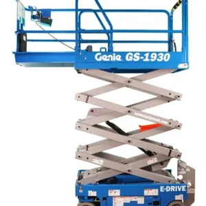 Genie Scissor Lift 30in Width Electric With E Drive Gs 1930e Detail View